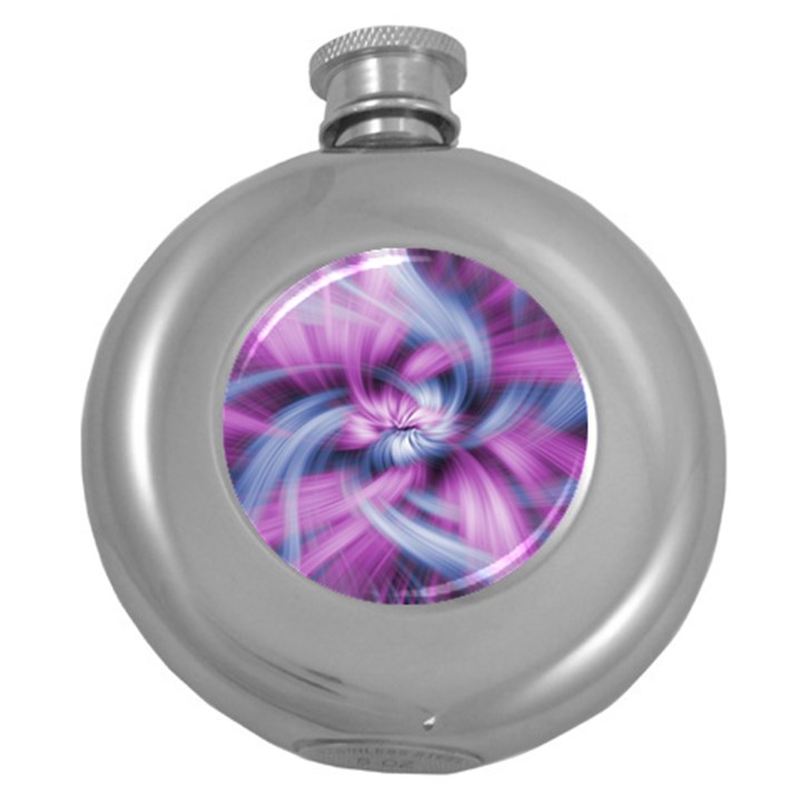 Mixed Pain Signals Hip Flask (Round)