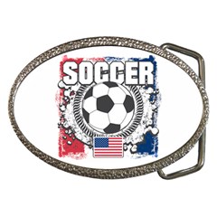 Soccer United States Of America Belt Buckle by MegaSportsFan