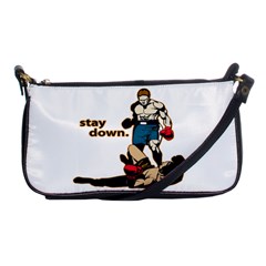 Stay Down Boxing Shoulder Clutch Bag by MegaSportsFan