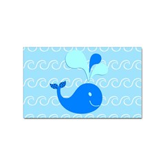 Playing In The Waves Sticker (rectangle) by StuffOrSomething