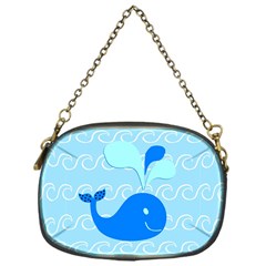 Playing In The Waves Chain Purse (one Side) by StuffOrSomething