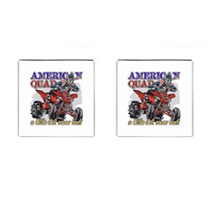 American Quad Cufflinks (square) by MegaSportsFan