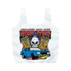 Demolition Derby Full Print Recycle Bag (m) by MegaSportsFan