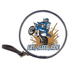 Eat Sleep Ride Motocross Classic 20-cd Wallet by MegaSportsFan