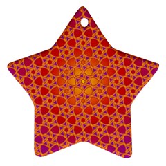 Radial Flower Star Ornament by SaraThePixelPixie