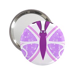 Whimsical Awareness Butterfly Handbag Mirror (2 25 ) by FunWithFibro