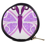 Whimsical Awareness Butterfly Mini Makeup Case Front