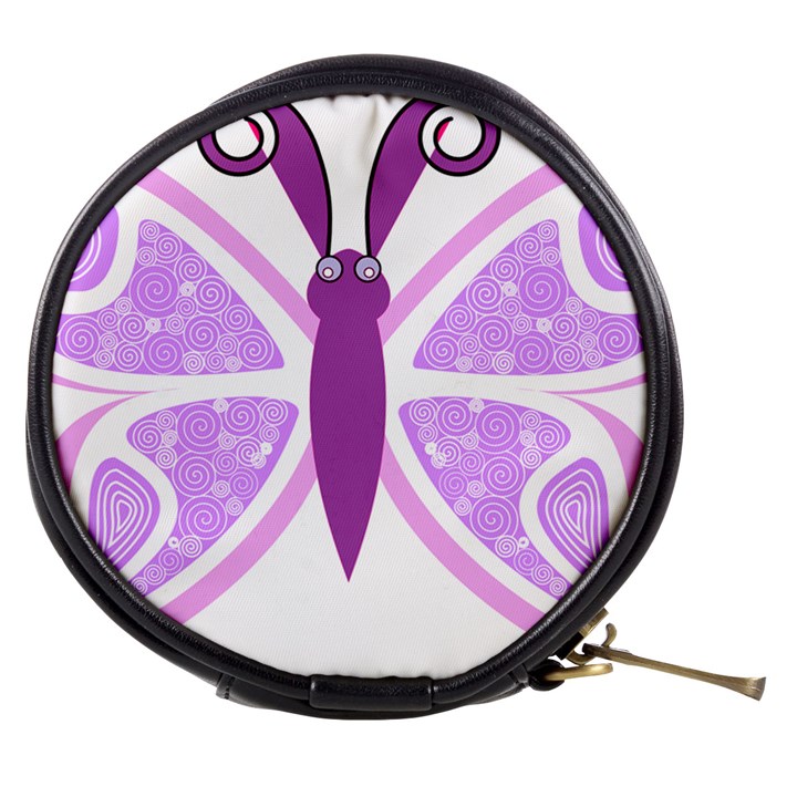 Whimsical Awareness Butterfly Mini Makeup Case