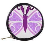 Whimsical Awareness Butterfly Mini Makeup Case Back