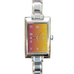 Tainted  Rectangular Italian Charm Watch by Colorfulart23