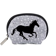 Unicorn On Starry Background Mini Zipper Pouch by StuffOrSomething