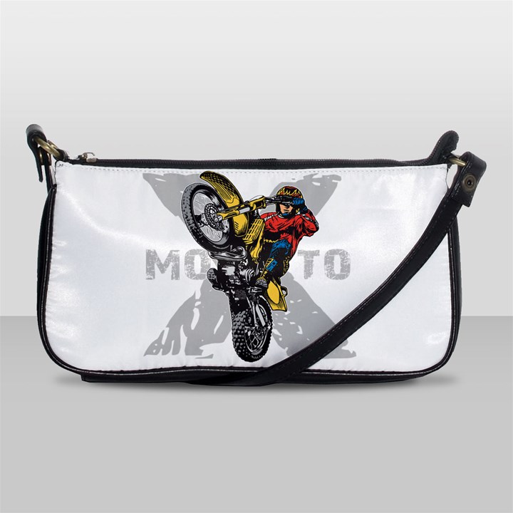 Moto X Wheelie Shoulder Clutch Bag