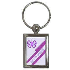 Send Spoons Key Chain (rectangle) by FunWithFibro