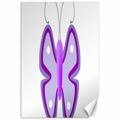 Cute Awareness Butterfly Canvas 24  X 36  (unframed) by FunWithFibro