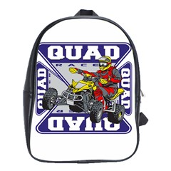 Quad Racer School Bag (xl) by MegaSportsFan