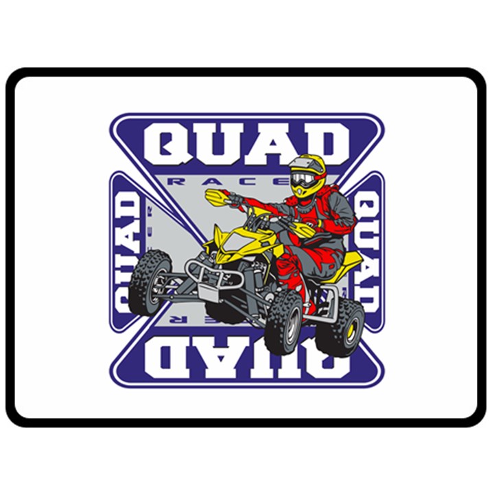 Quad Racer Fleece Blanket (Extra Large)