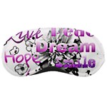 Live Peace Dream Hope Smile Love Sleeping Mask Front