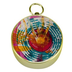 Art Therapy Gold Compass by StuffOrSomething