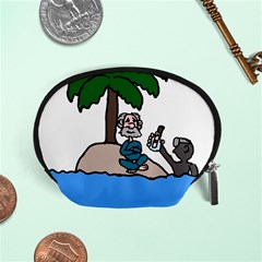 Desert Island Humor Accessories Pouch (small) by EricsDesignz