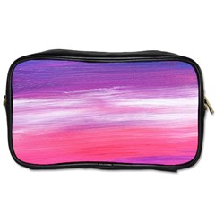 Abstract In Pink & Purple Travel Toiletry Bag (two Sides) by StuffOrSomething