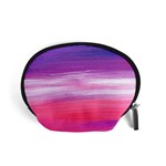 Abstract In Pink & Purple Accessories Pouch (Small) Front