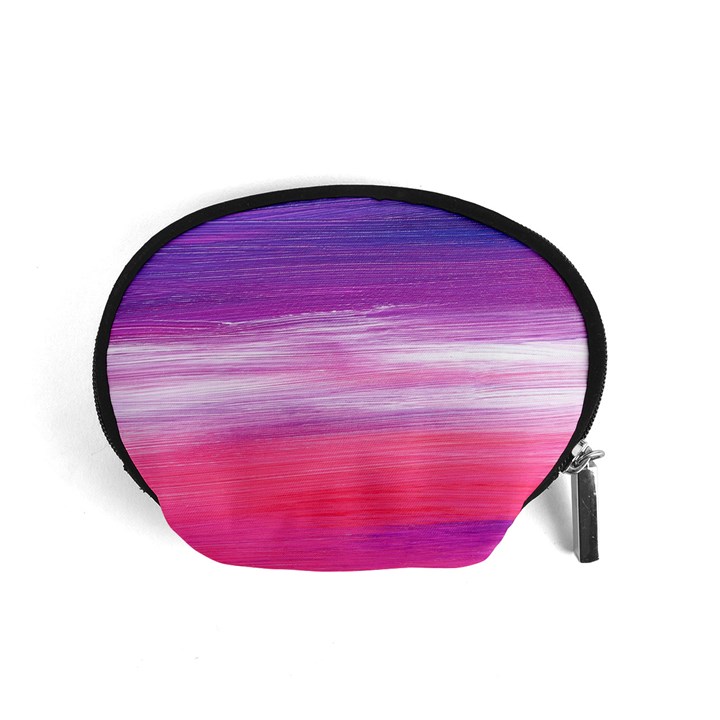 Abstract In Pink & Purple Accessories Pouch (Small)