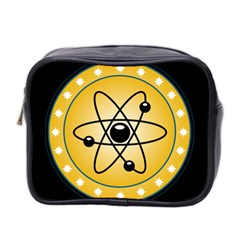 Atom Symbol Mini Travel Toiletry Bag (two Sides) by StuffOrSomething