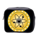 Atom Symbol Mini Travel Toiletry Bag (Two Sides) Front