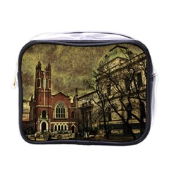 Dark Citiy Mini Travel Toiletry Bag (one Side) by dflcprints