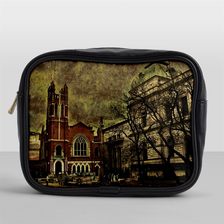 Dark Citiy Mini Travel Toiletry Bag (One Side)