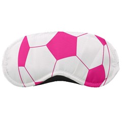 Soccer Ball Pink Sleeping Mask by Designsbyalex