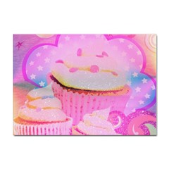 Cupcakes Covered In Sparkly Sugar A4 Sticker 100 Pack by StuffOrSomething