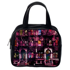 Physical Graffitied Classic Handbag (one Side) by SaraThePixelPixie