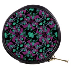 Floral Arabesque Pattern Mini Makeup Case by dflcprints