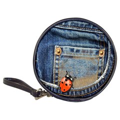 Blue Jean Lady Bug Cd Wallet by TheWowFactor