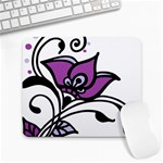 Awareness Flower Large Mouse Pad (Rectangle) Front