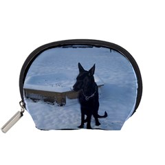 Snowy Gsd Accessory Pouch (small) by StuffOrSomething