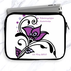 2015 Awareness Day Apple Ipad Zippered Sleeve by FunWithFibro