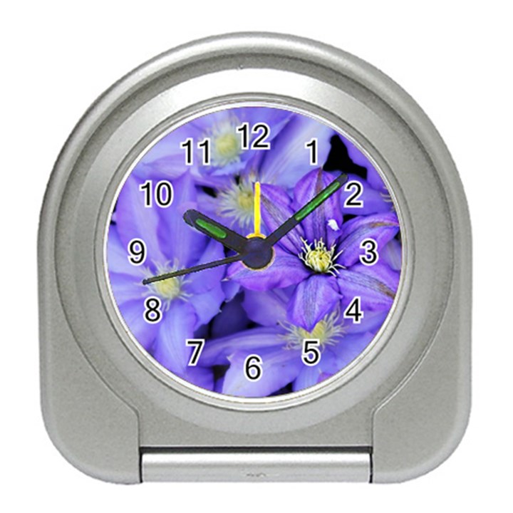 Purple Wildflowers For Fms Desk Alarm Clock