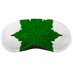 Decorative Ornament Isolated Plants Sleeping Mask Front