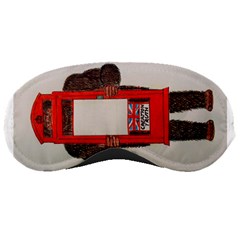 Big Foot In Phonebox  Sleeping Mask by creationtruth