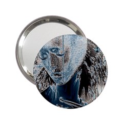 Feeling Blue Handbag Mirror (2 25 ) by FunWithFibro