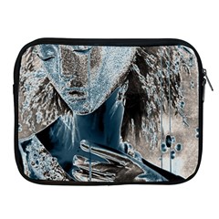 Feeling Blue Apple Ipad Zippered Sleeve by FunWithFibro