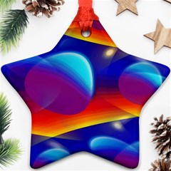 Planet Something Star Ornament by SaraThePixelPixie