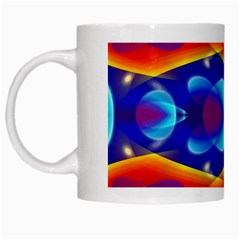 Planet Something White Coffee Mug by SaraThePixelPixie