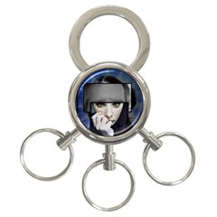 Fibro Brain 3-ring Key Chain by FunWithFibro