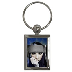 Fibro Brain Key Chain (rectangle) by FunWithFibro