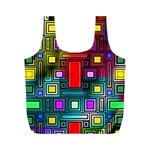 Abstract Modern Reusable Bag (M) Back