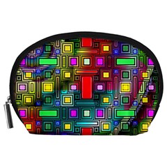 Abstract Modern Accessory Pouch (large) by StuffOrSomething