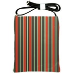 Festive Stripe Shoulder Sling Bag Front